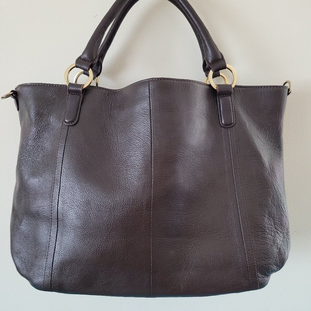 Brown leather GILI Tote